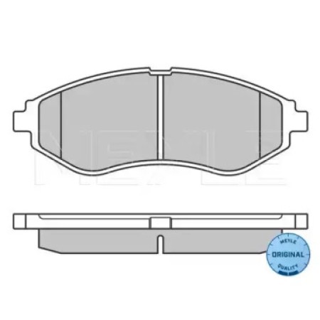 Колодки тормозные (передние) Daewoo Lanos (Akebono) 025 239 7417