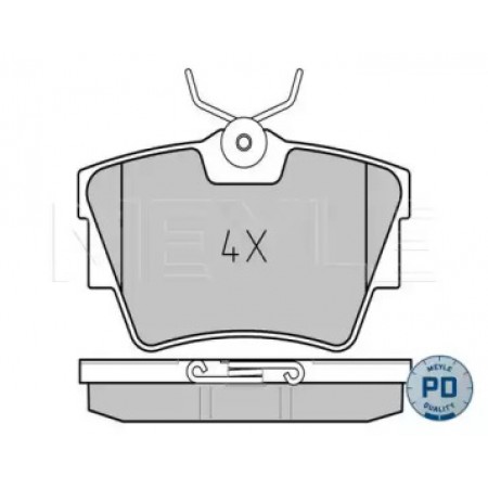 Колодки тормозные (задние) Renault Trafic/Opel Vivaro 01- (Platinum) 025 239 8017/PD