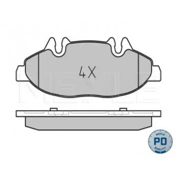 Колодки тормозные (передние) MB Vito (W639) 03- (Platinum) 025 240 0720/PD