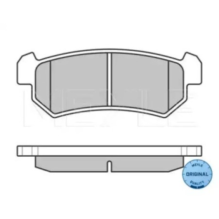Колодки тормозные (задние) Chevrolet Lacetti 05- 025 240 7114