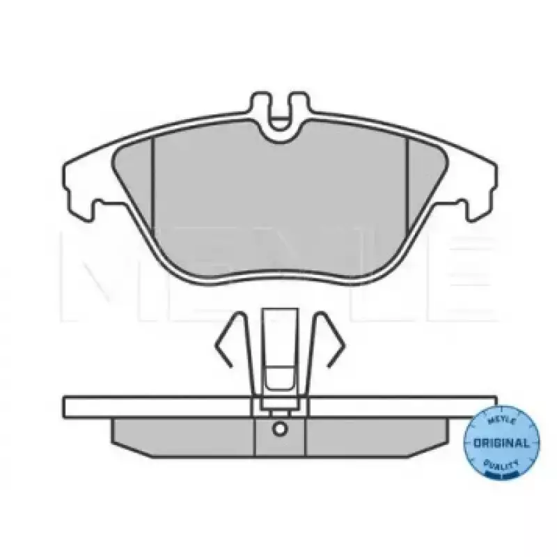 Колодки тормозные (задние) MB C-class (W204/C204)/E-class (C207/A207) 1.6-5.5 07- (Ate) 025 242 5317