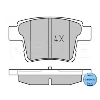 Колодки тормозные (задние) Ford Mondeo 3 1.8-2.2 00-09 025 242 6017