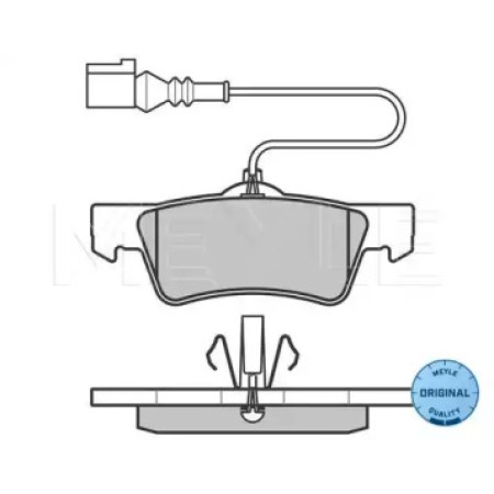 Колодки тормозные (задние) VW T5 03- (Ate) 025 243 6719/W