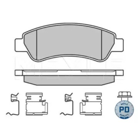 Колодки тормозные (задние) Fiat Ducato/Peugeot Boxer 06- 025 244 6519/PD
