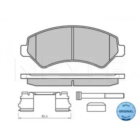 Колодки тормозные (передние) Citroen Jumper/Fiat Ducato/Peugeot Boxer 2.0-3.0HDi 06- R16 025 244 6619/W2