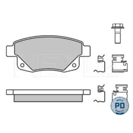 Колодки тормозные (задние) Ford Transit V347 06- 025 244 8617/PD