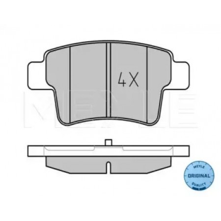 Колодки тормозные (задние) Citroen C4/Peugeot 408 06- (Bosch) Q+ 025 245 4016