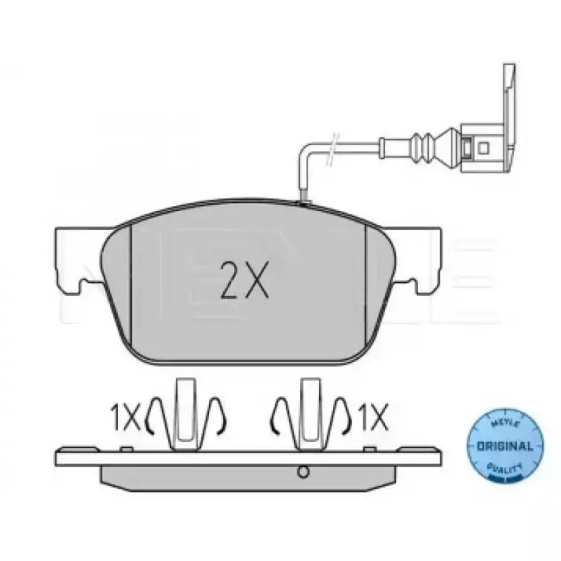 Колодки тормозные (передние) VW T5 09- 025 246 2318/W