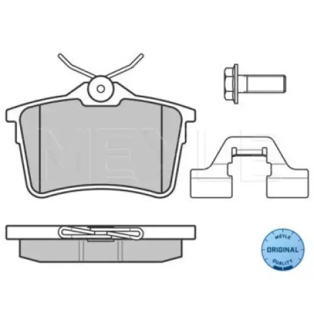 Колодки тормозные (задние) Citroen Berlingo 08- 025 247 6516/W