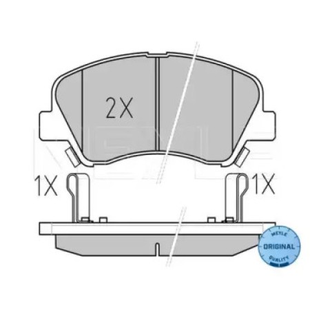 Колодки тормозные (передние) Hyundai Accent IV/Kia Rio 10- 025 253 4818