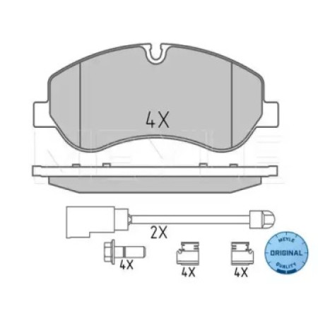 Колодки тормозные (передние) Ford Transit 2.2TDCi 12- 025 256 0217