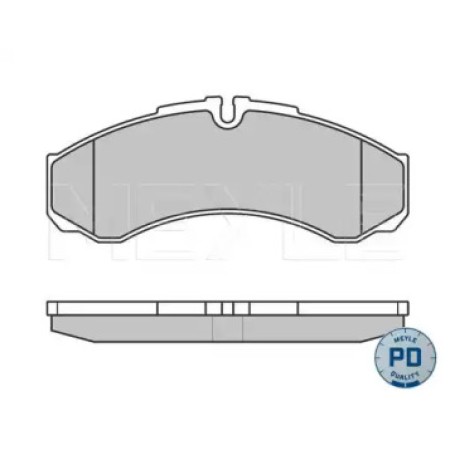 Колодки тормозные (передние) Iveco Daily III 99-06 (Brembo) 025 291 2117/PD