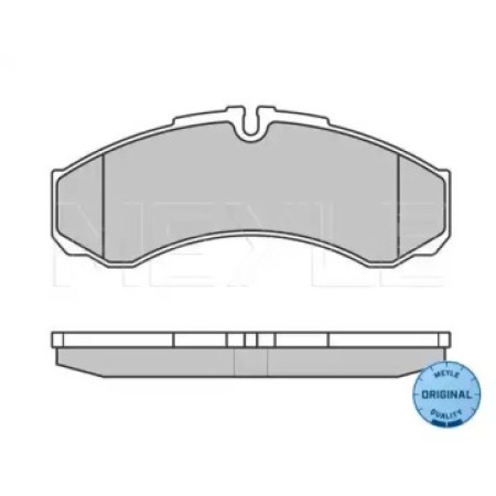 Колодки тормозные (передние) Iveco Daily III 99-06 (Brembo) 025 291 2117