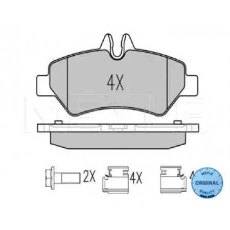 Колодки тормозные (задние) MB Sprinter 209-319 CDI/VW Crafter 30-35 06- 025 291 9019