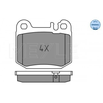 Колодки тормозные (задние) MB M-class (W163) 2.3/3.2/3.5/4.3/2.7CDI/4.0CDI 98-05 (Brembo) 025 231 5715