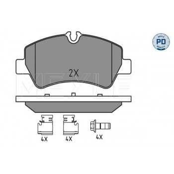 Колодки тормозные (задние) Ford Transit 2.0-2.2TDCi 12- (Bosch) 025 256 0418/PD