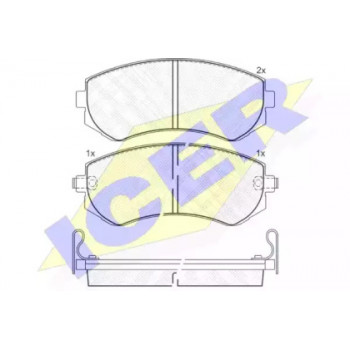 Колодки тормозные (передние) Nissan Almera/Sunny 95-02 181300