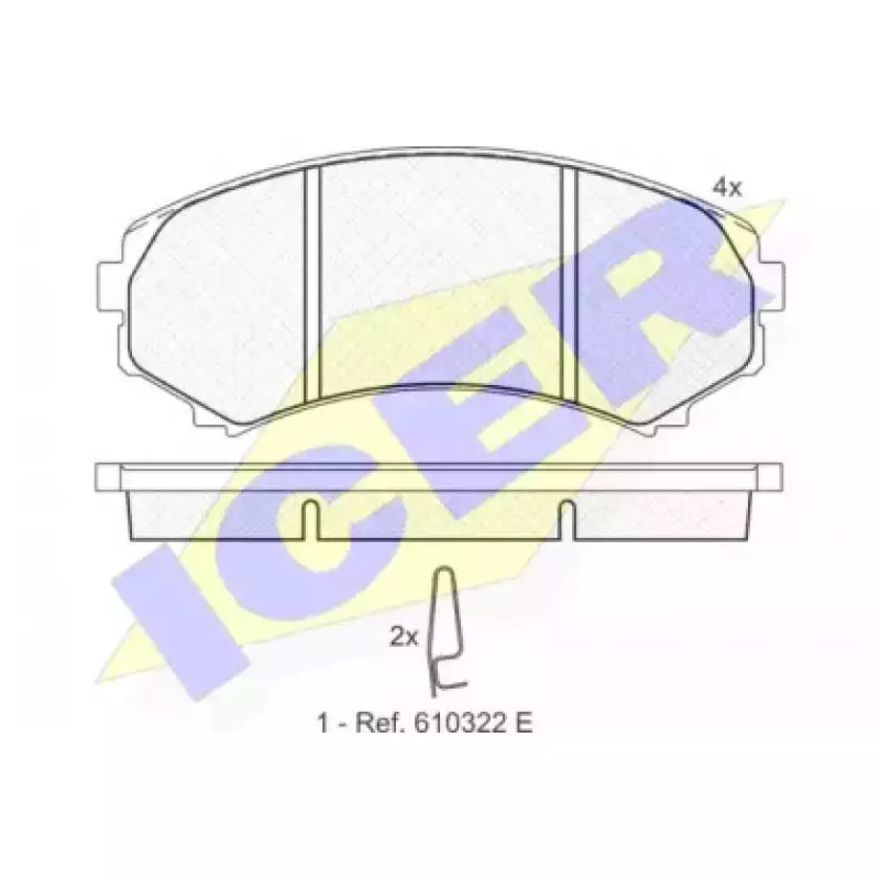 Колодки тормозные (передние) Mitsubishi Grandis/Pajero 04- (Sumitomo) 181374