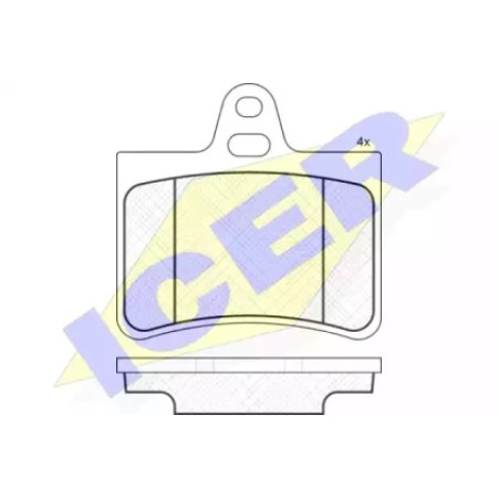 Колодки тормозные (задние) Citroen C5 01- 181407