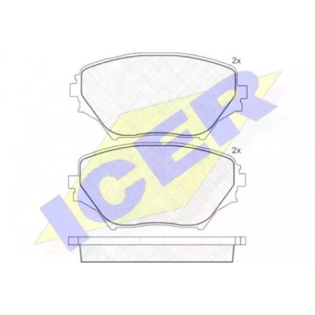 Колодки тормозные (передние) Toyota Rav 4 II 00-05 (Sumitimo) 181519