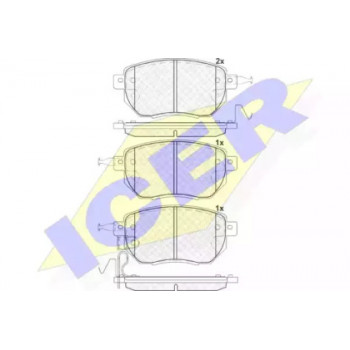 Колодки тормозные (передние) Nissan Murano/Infiniti FX 35/45 03- 181696