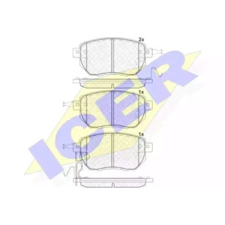 Колодки тормозные (передние) Nissan Murano/Infiniti FX 35/45 03- 181696