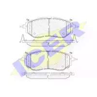 Колодки тормозные (передние) Subaru Forester/Legacy/Impreza 03- 181697