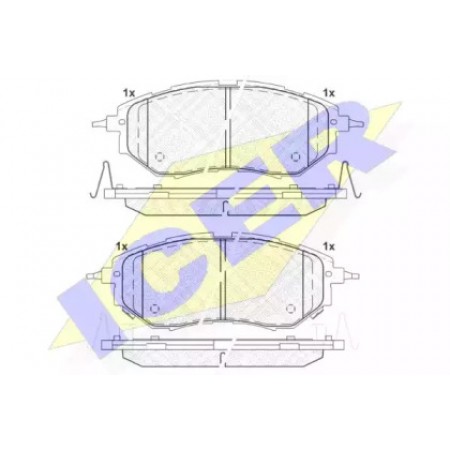 Колодки тормозные (передние) Subaru Forester/Legacy/Impreza 03- 181697