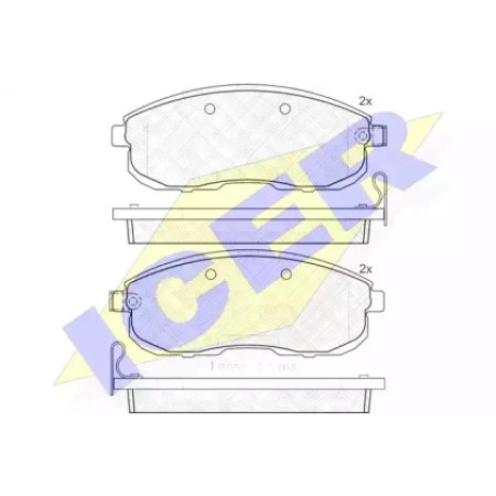 Колодки тормозные (передние) Renault Latitude 11-/Nissan Tiida 04- (TRW) 181882