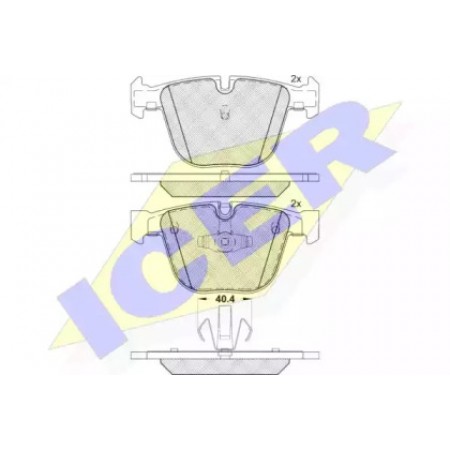 Колодки тормозные (задние) BMW 5 (F07/F10/F11))/7 (F01-F04) 08- (Ate-Teves) 181896