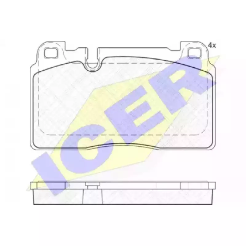 Колодки тормозные (передние) Audi A6/A7/Q5 2.0 TFSI/TDI/3.0 TDI/3.2 TFSI 08-(без датчиков)/(Brembo) 182112