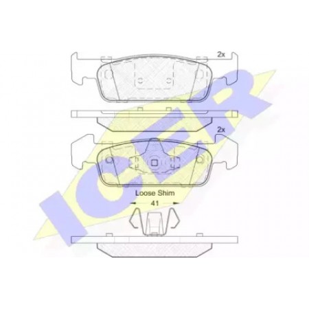 Колодки тормозные (передние) Dacia Logan II/Renault Logan II 12- (Ate - Teves) 182115-202