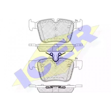 Колодки тормозные (задние) MB C-class (W205/A205/S205/C205) 13- 182214