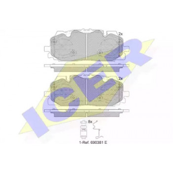 Колодки тормозные (передние) Audi A5/Q7 2.0-3.0 D 15- 182254