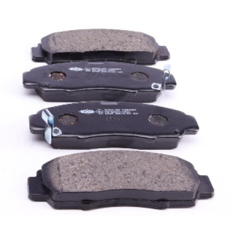 Колодки тормозные (передние) Honda FR-V/Civic 00- (Nissin) (148.8x58.1x17) 181543-203