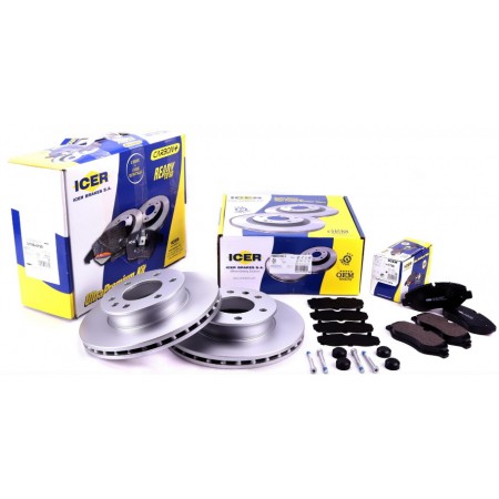 Комплект тормозной передний (диски+колодки) MB Sprinter (906) /VW Crafter 06- (300x28) 31786-0190