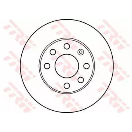 Тормозной диск Lanos TRW DF1609