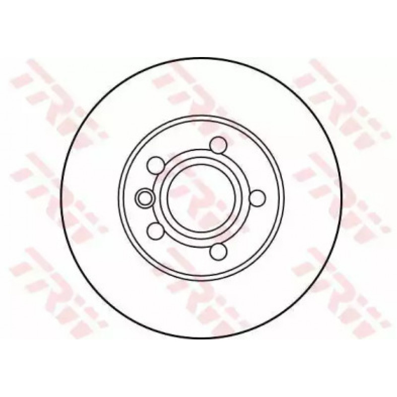 Тормозной диск TRW DF2809