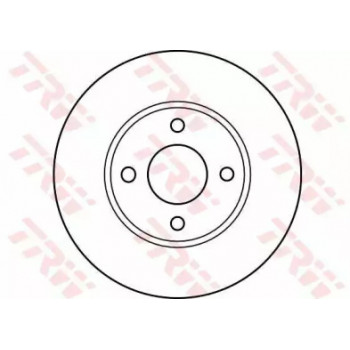 Тормозной диск TRW DF4019