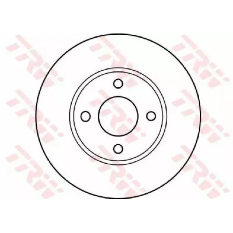 Тормозной диск TRW DF4019