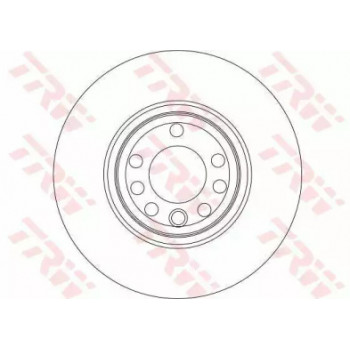 Тормозной диск TRW DF4266