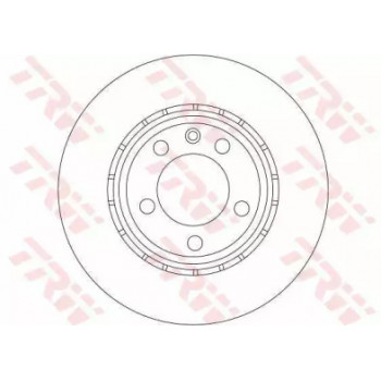 Тормозной диск TRW DF4275S