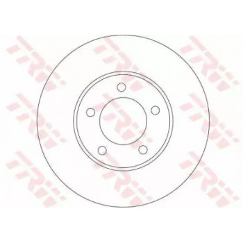 Тормозной диск TRW DF4384