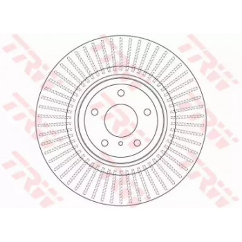 Тормозной диск TRW DF6498S