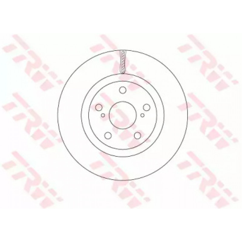 Тормозной диск TRW DF6675