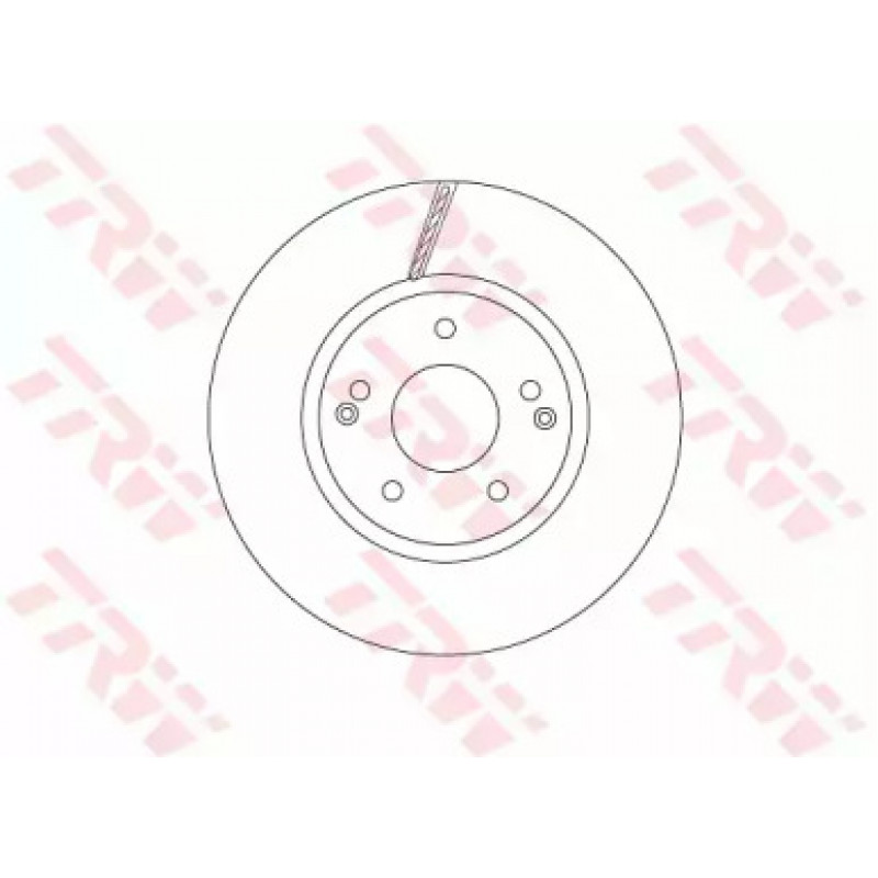 Тормозной диск TRW DF6804