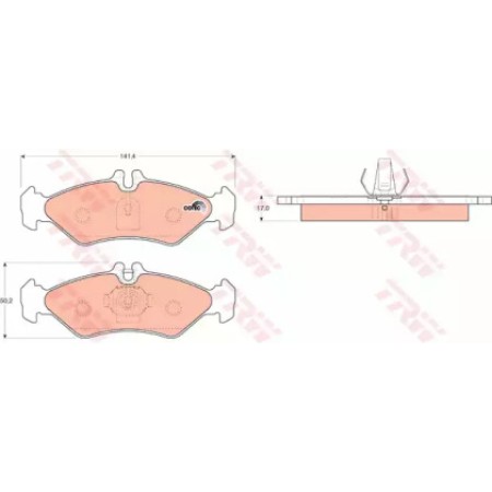 Тормозные колодки TRW GDB1262