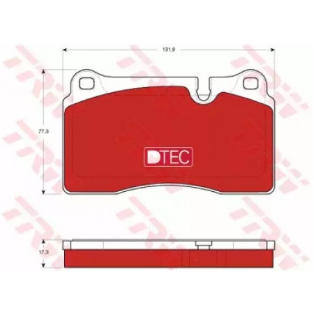 Тормозные колодки TRW GDB1743DTE