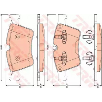 Тормозные колодки TRW GDB1797
