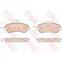 Тормозные колодки TRW GDB1992